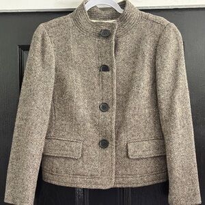 J. Crew Brown Tweed Blazer